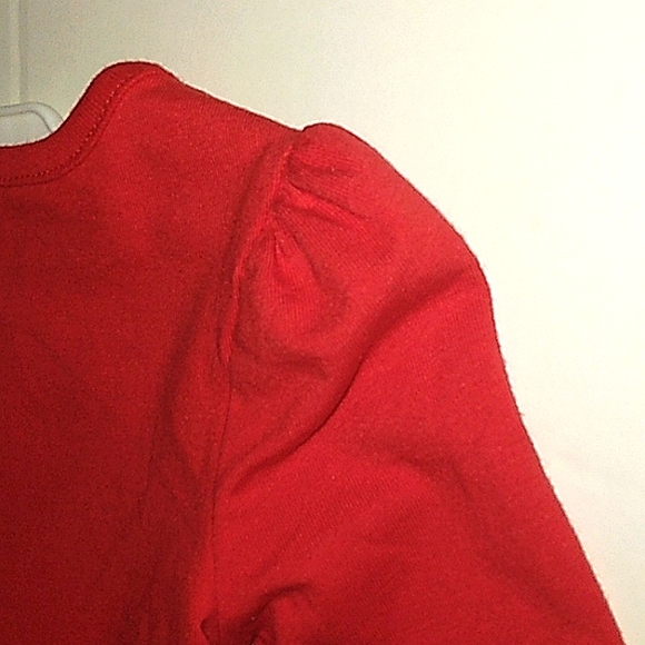 NWT☆CAT & JACK☆Baby Girl Wowzer Red Long Sleeve Heart Romper outfit - Picture 9 of 12